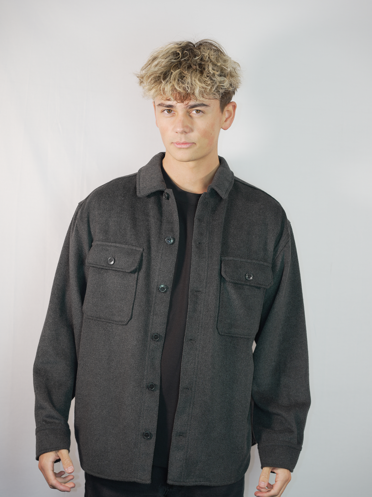 Hemd (dunkelgrau) - Jack & Jones